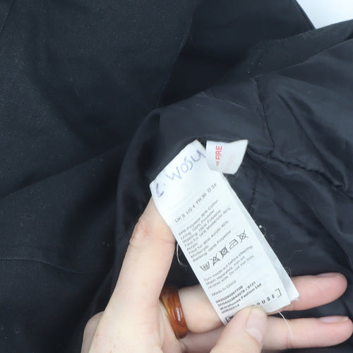 Warehouse Women’s Black Winter Coat Size 8