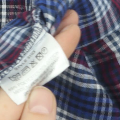 Champion Men's Multicoloured 3XL Classic Fit Plaid Shirt