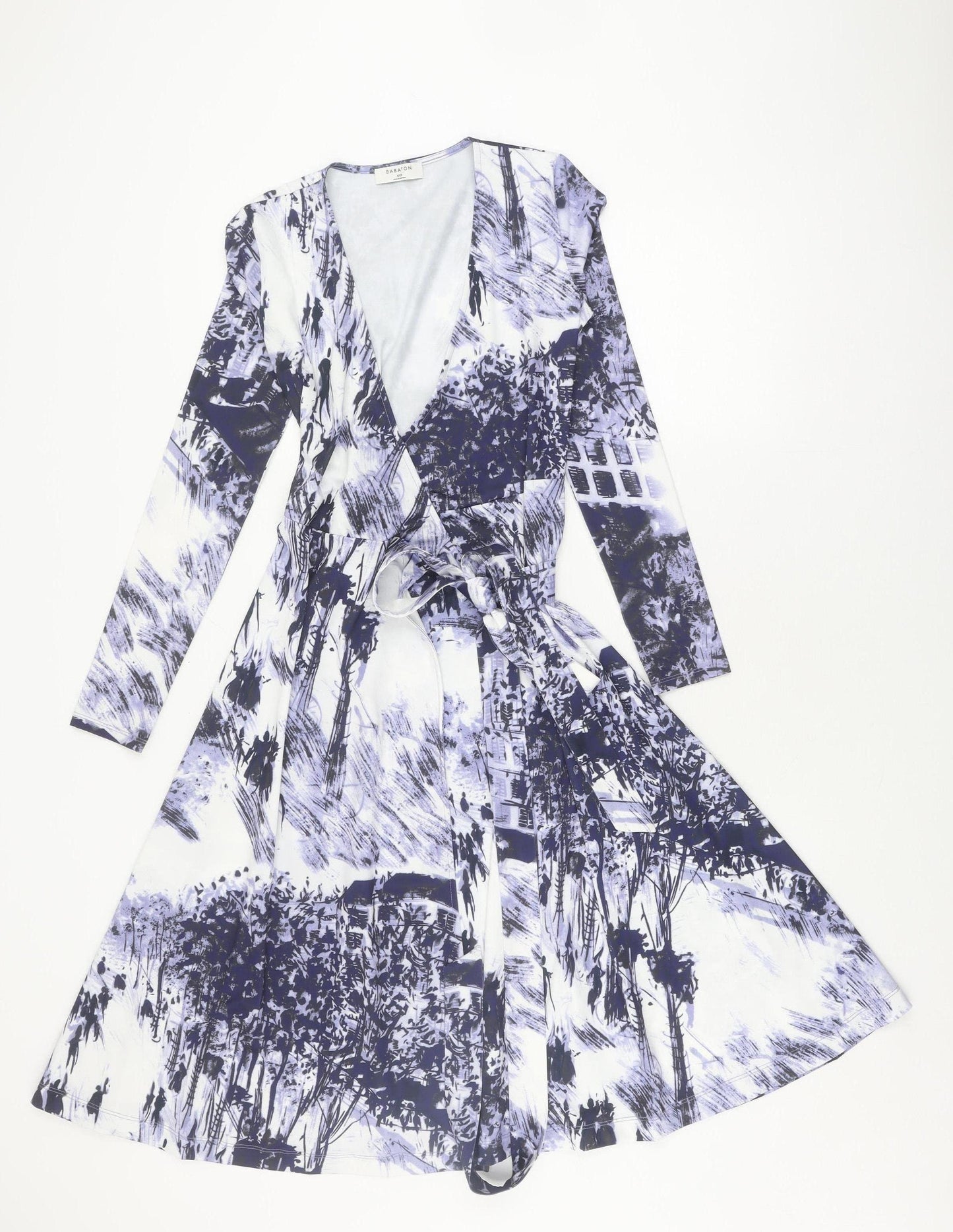 Babaton Women’s Multicoloured Wrap Dress, XXXS