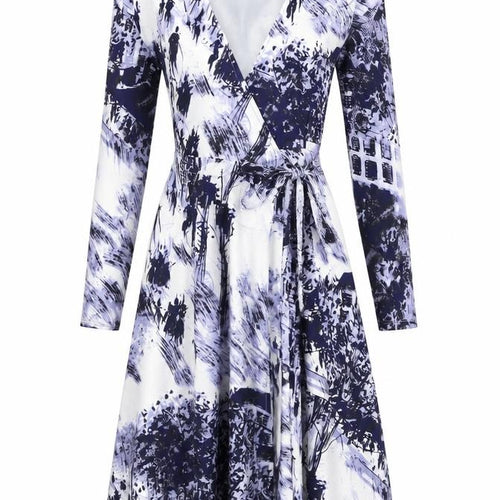 Babaton Women’s Multicoloured Wrap Dress, XXXS