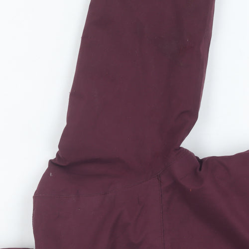 Trespass Girls Purple Parka Coat 2-3 Years Waterproof