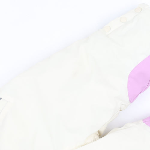 Zara Girls Ski Snowsuit, Purple/White, Age 3-4, Winter