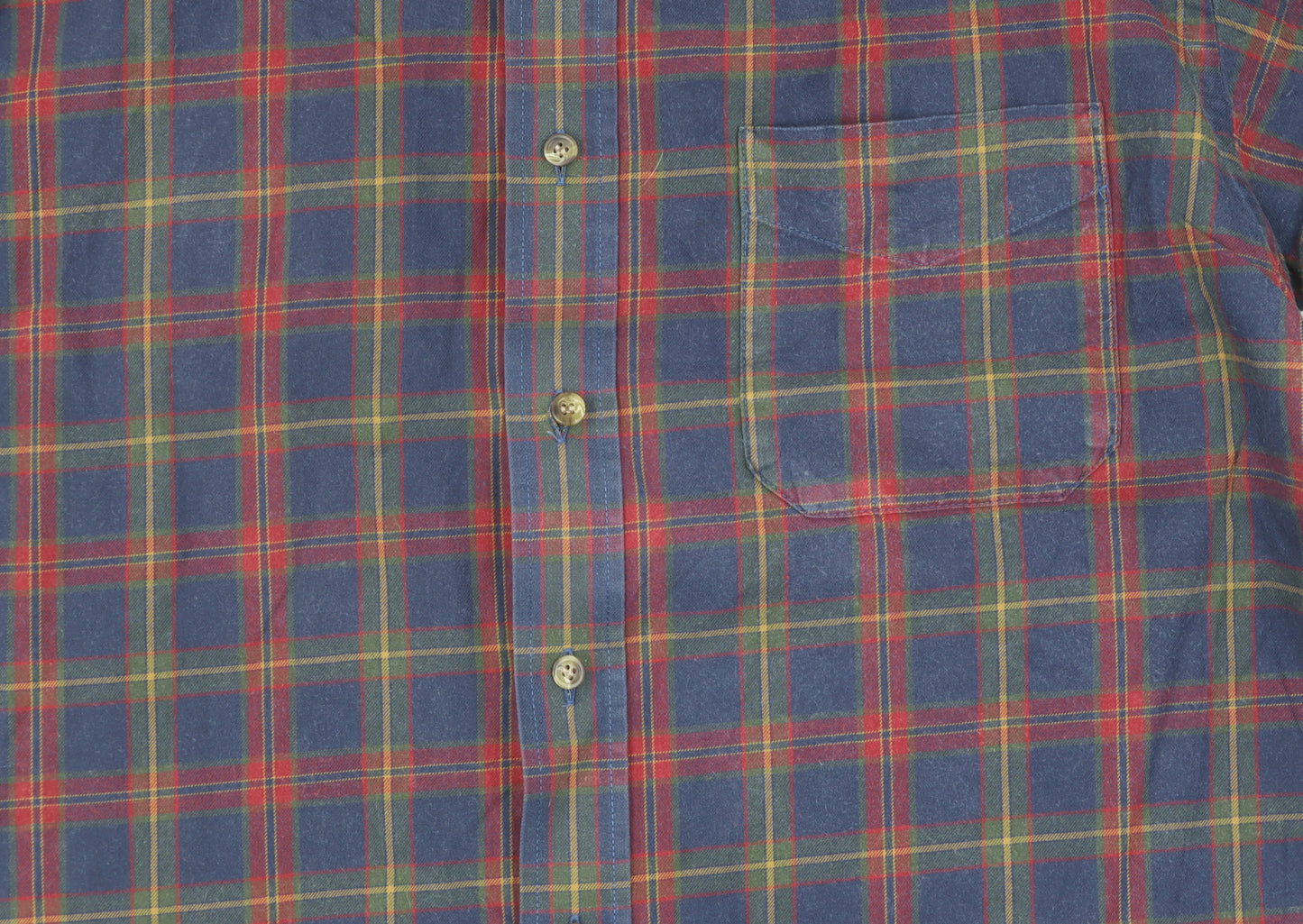 Marks and Spencer Men's Plaid Flannel Shirt 15