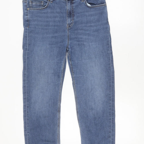 Marks and Spencer Women's Blue Sienna Straight Jeans Size 14