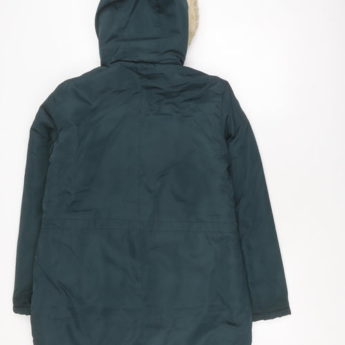Dorothy Perkins Women's Green Parka Coat UK 12