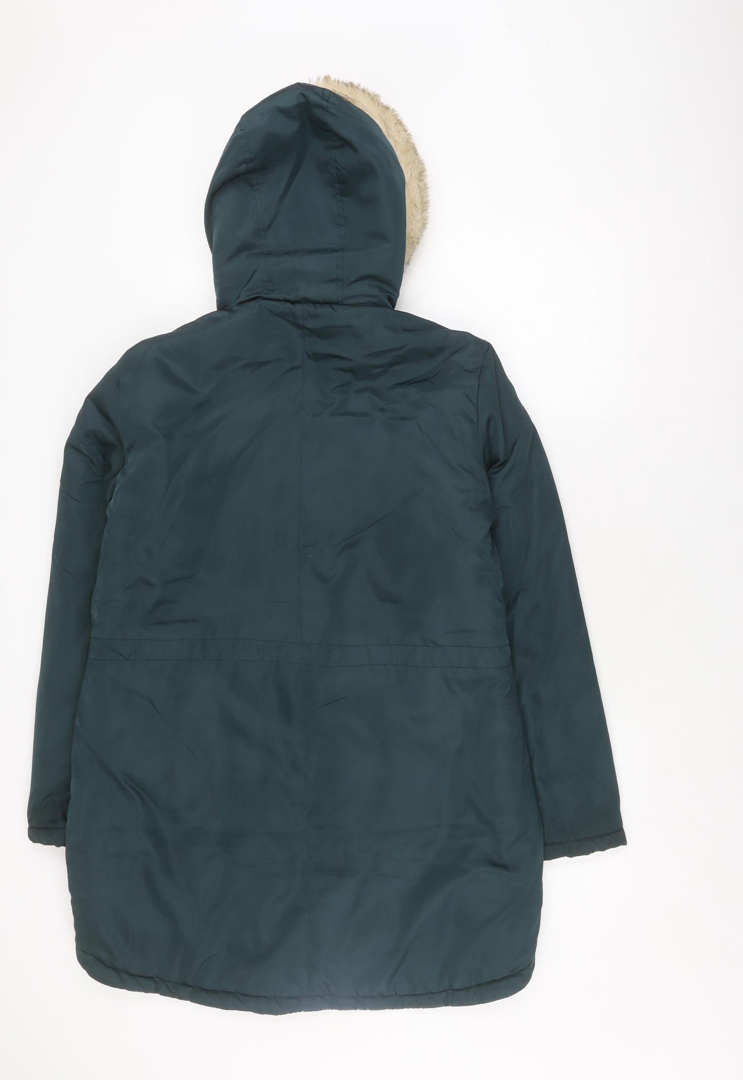 Dorothy Perkins Women's Green Parka Coat UK 12