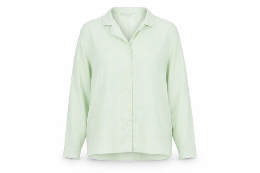 Front view of The Edinburgh Collection Women's Green Blouse, size 18