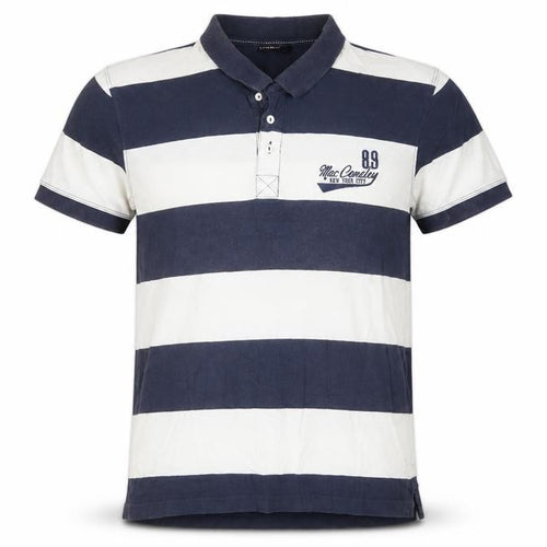 Livergy Men's Blue Striped Polo Shirt XL
