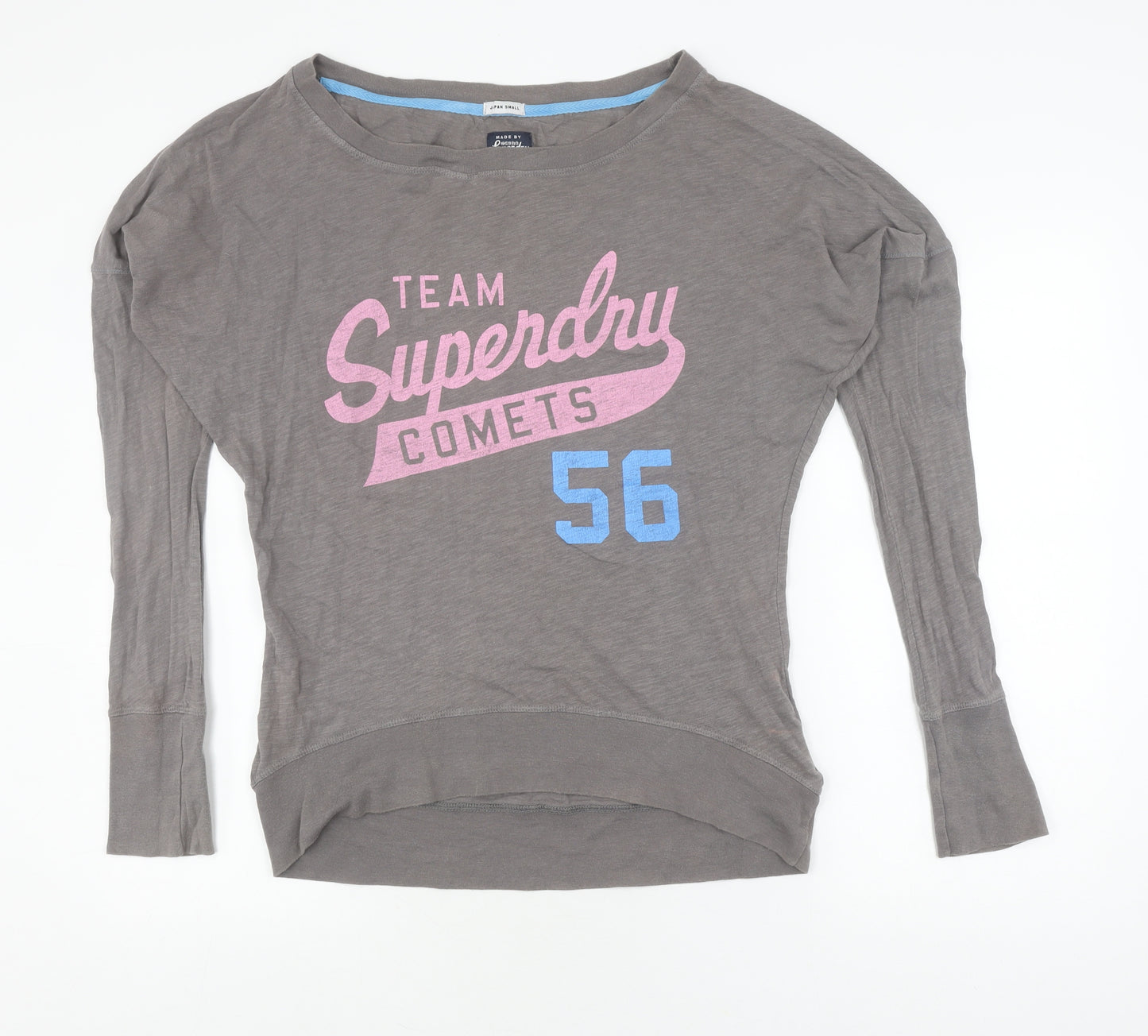 Superdry Women's Grey Pullover Sweatshirt, Small