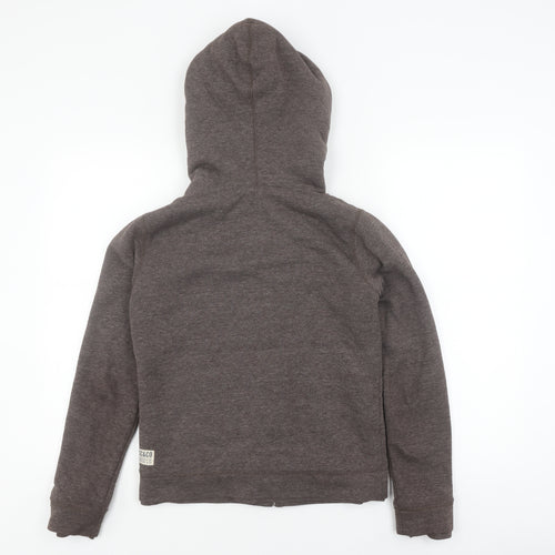 SoulCal & Co Women's Grey Hooded Jacket Size 10