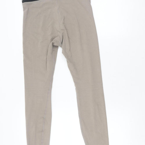 Nike Unisex Grey Compression Leggings M - Gym Training Fit