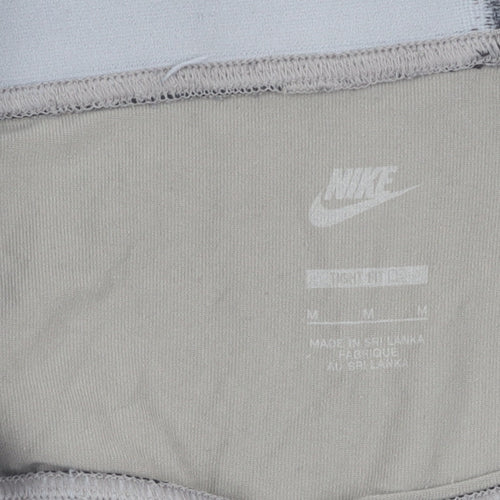 Nike Unisex Grey Compression Leggings M - Gym Training Fit