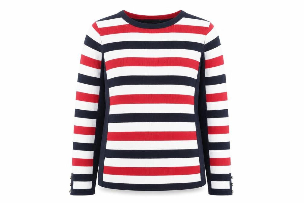 Wallis Women's Multicoloured Stripe Pullover Jumper, Size 10