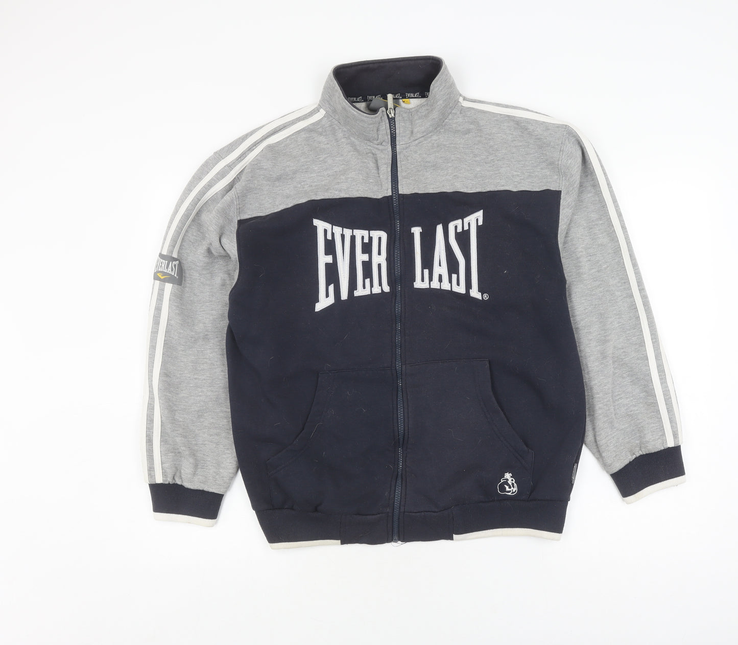 Everlast Men's Grey Full Zip Hoodie - Size M