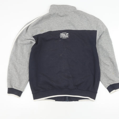 Everlast Men's Grey Full Zip Hoodie - Size M