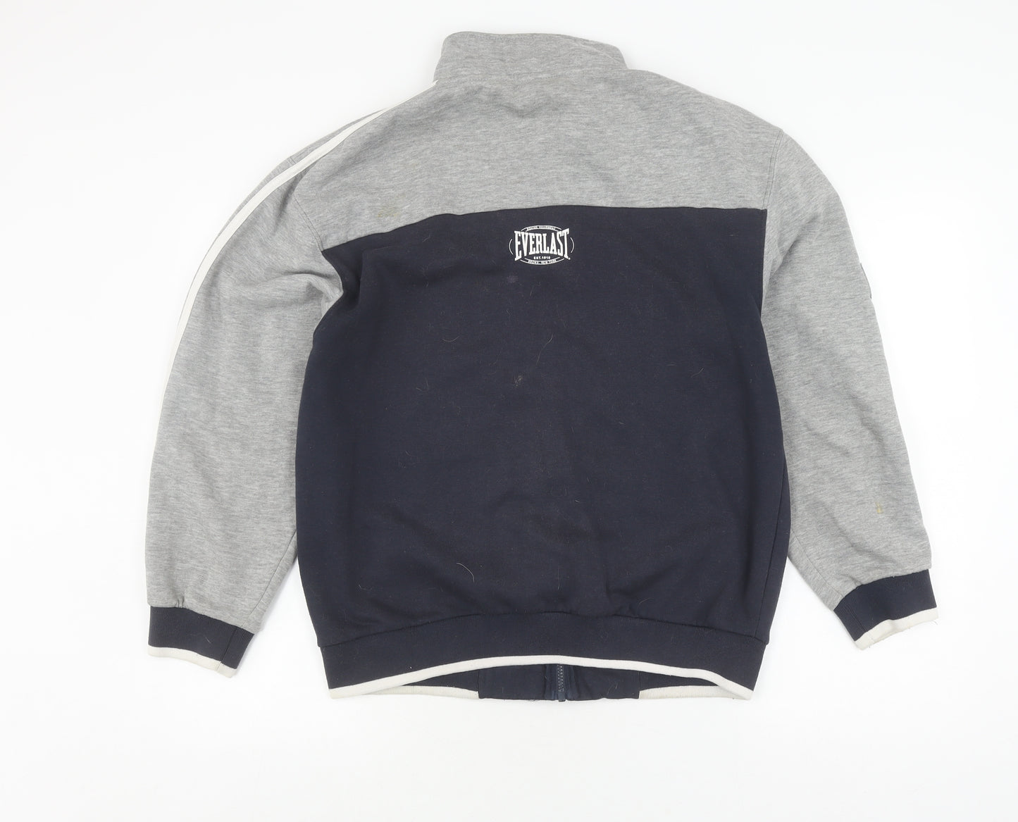 Everlast Men's Grey Full Zip Hoodie - Size M