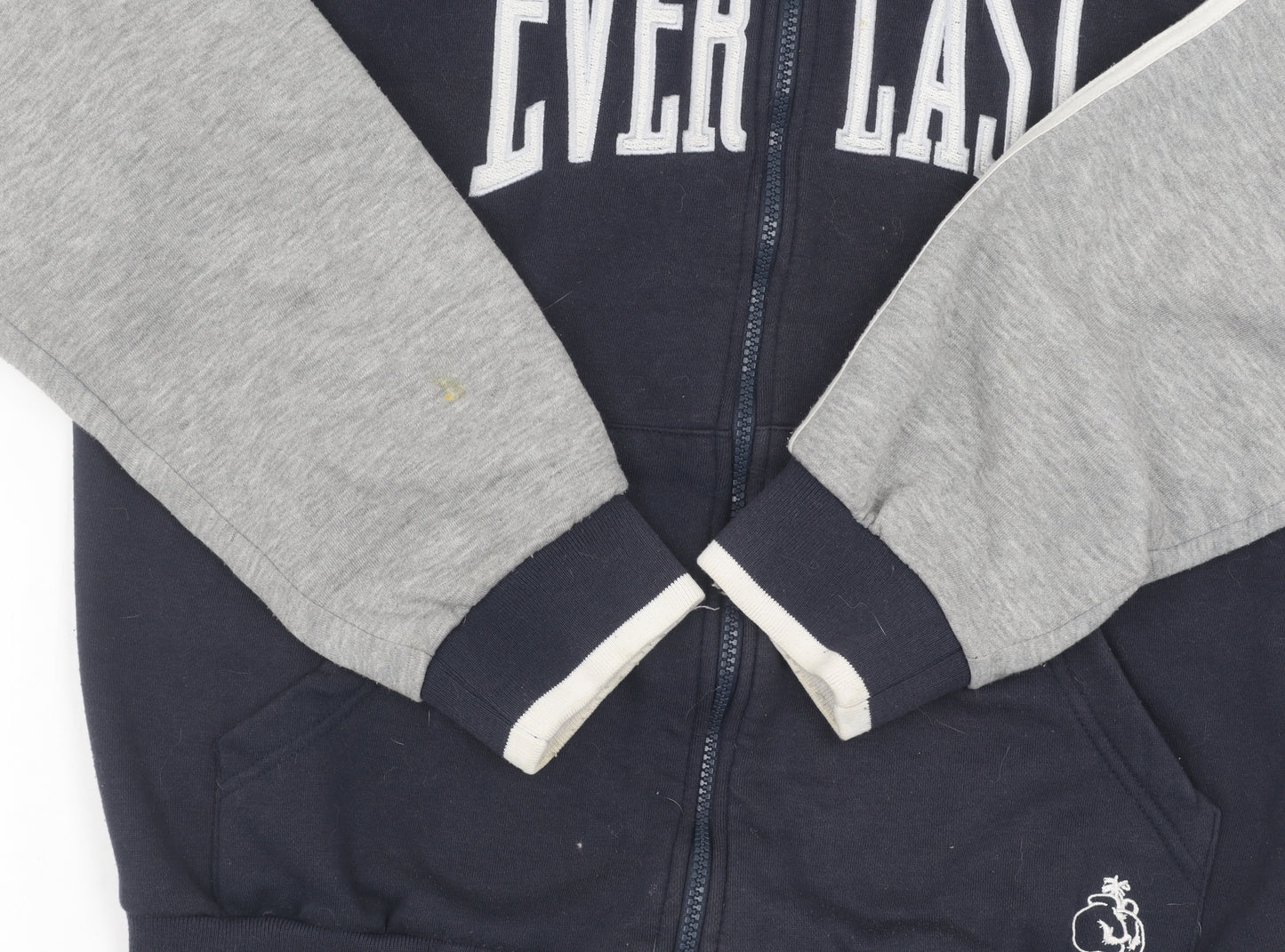 Everlast Men's Grey Full Zip Hoodie - Size M