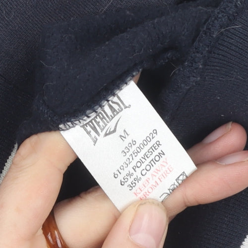 Everlast Men's Grey Full Zip Hoodie - Size M