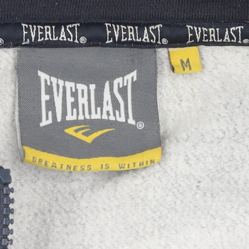 Everlast Men's Grey Full Zip Hoodie - Size M