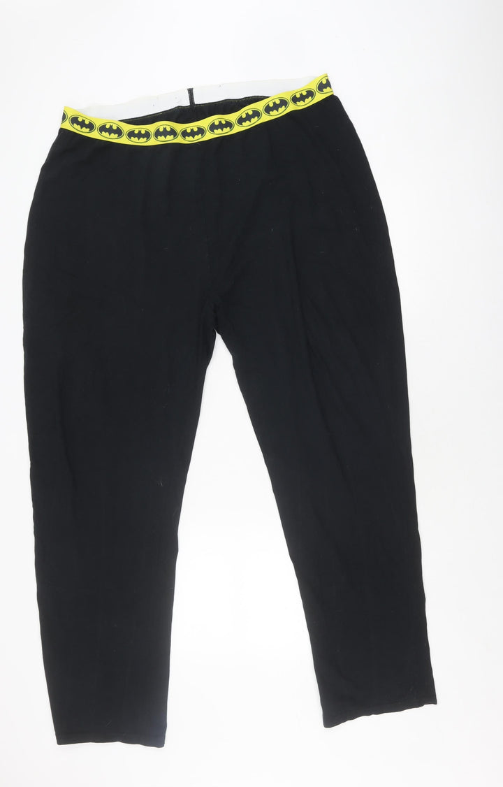George Men's Black 2XL Batman Pyjama Pants Superhero