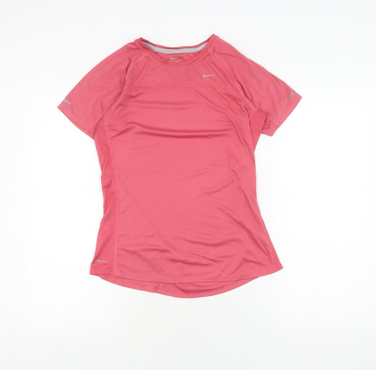 Nike Women's Pink Dri-FIT T-Shirt Medium Activewear