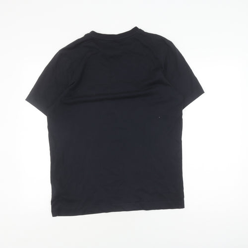 Boss Men's Black Medium T-Shirt, Crew Neck, Logo Accent