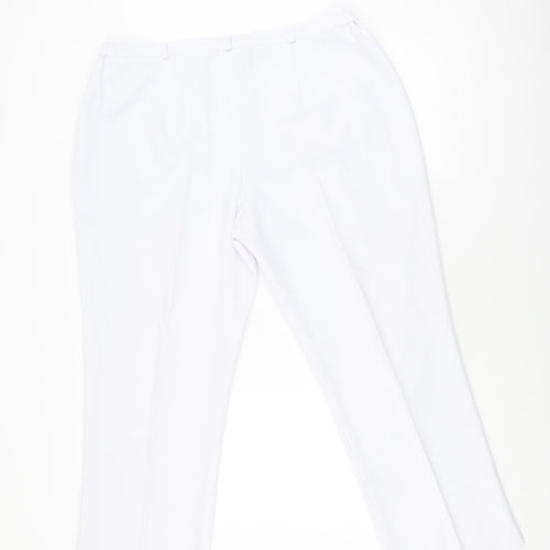Bassini White Women's Trousers Size 20