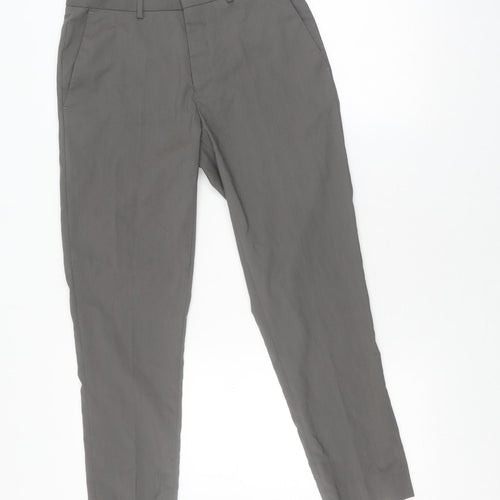 ASOS DESIGN Men's Grey Dress Pants, Size 30