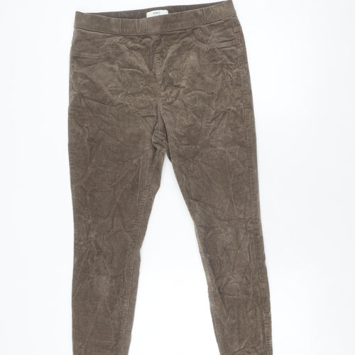 Marks and Spencer Women's Brown Corduroy Trousers Size 12