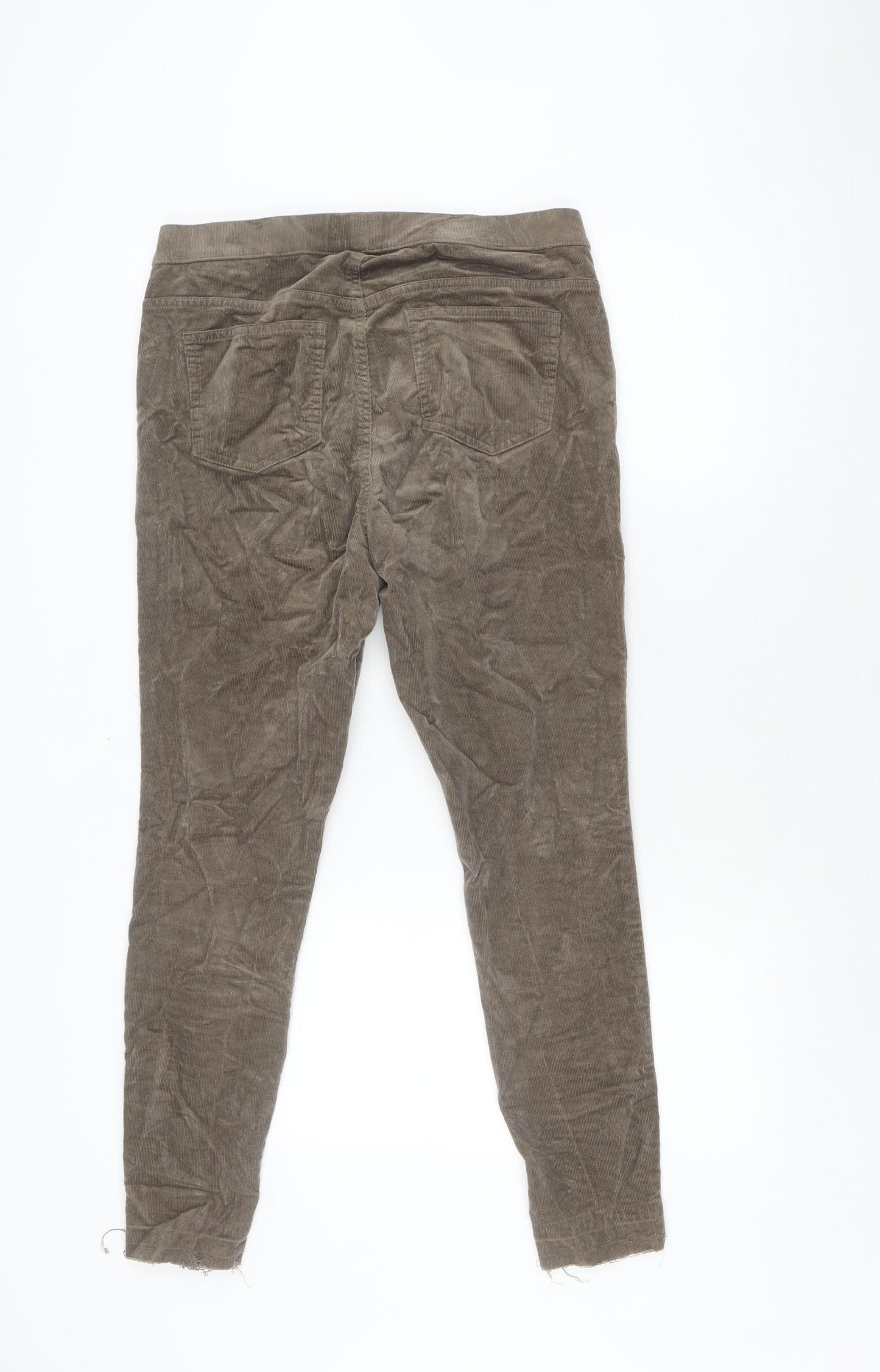 Marks and Spencer Women's Brown Corduroy Trousers Size 12