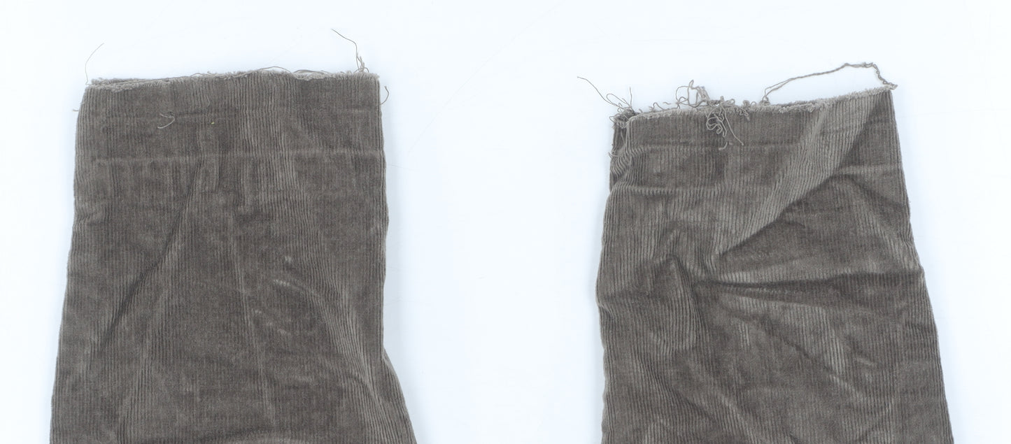 Marks and Spencer Women's Brown Corduroy Trousers Size 12