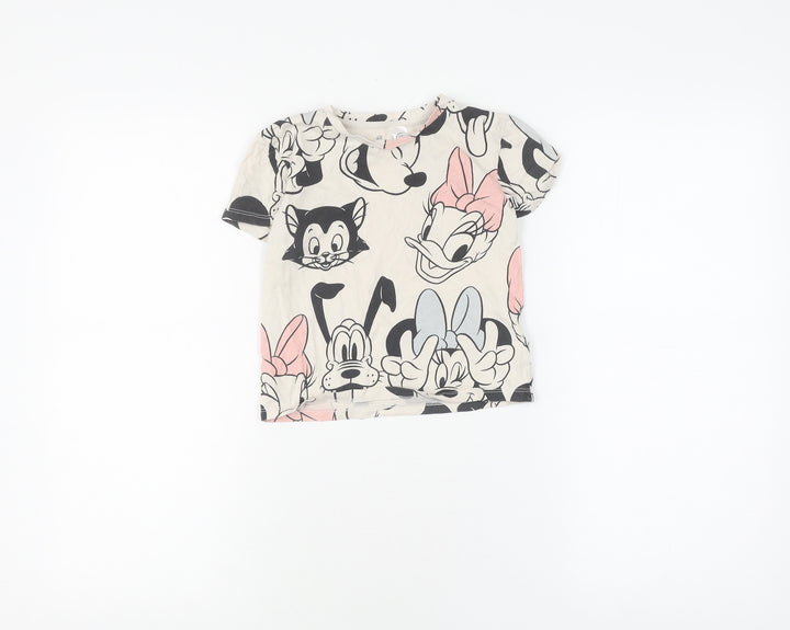 H&M Girls Disney Multicoloured T-Shirt 5-6 Years
