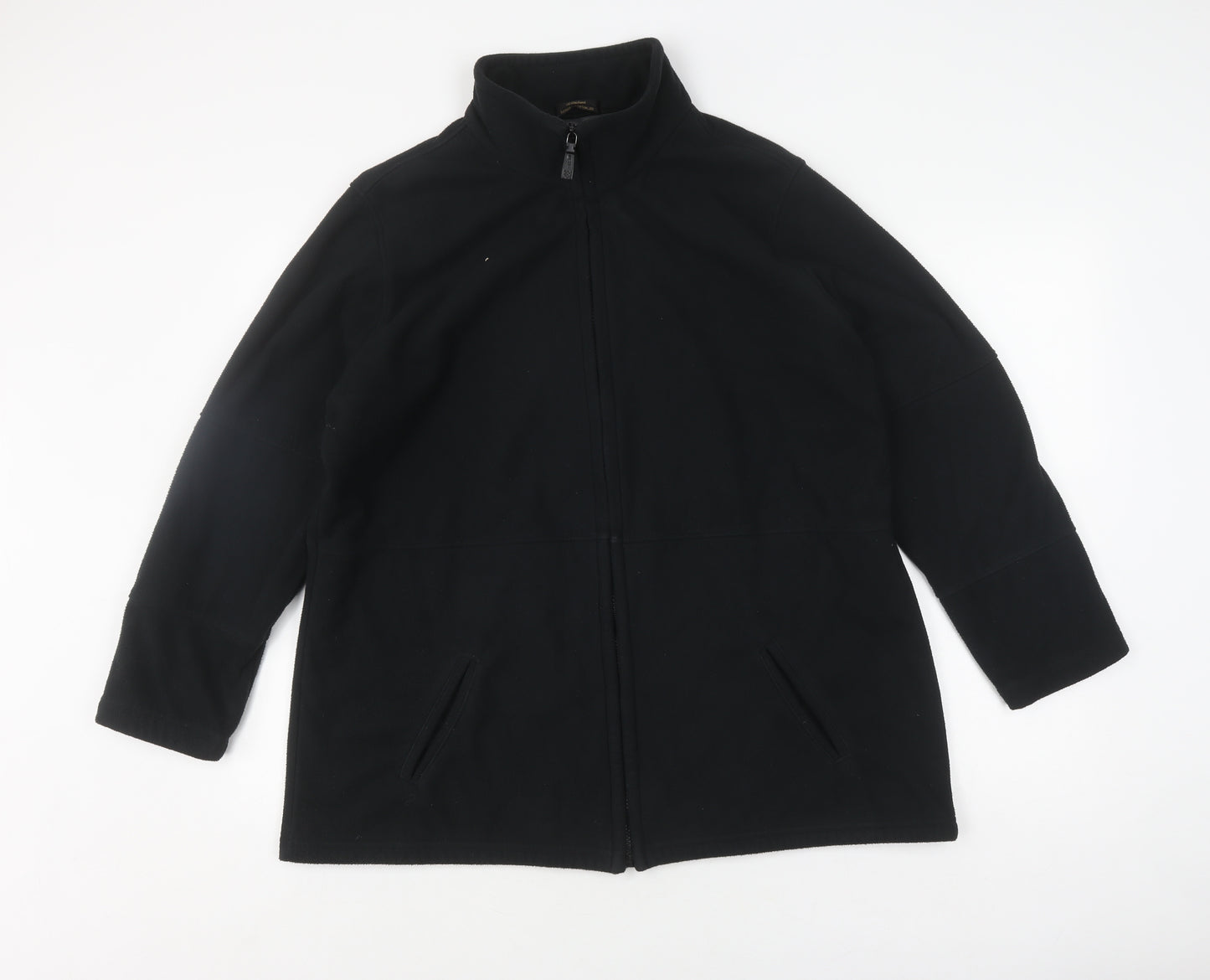 Marks and Spencer Women's Black Fleece Jacket Size 20
