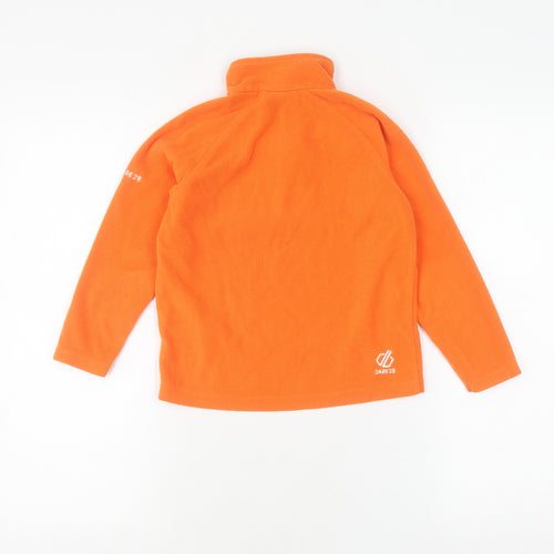 Dare 2b Boys Orange Fleece 1/4 Zip Sweatshirt 5-6 Years
