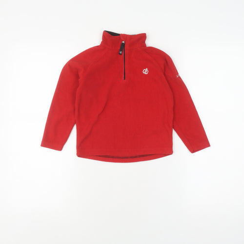 Dare 2B Boys Red Full Zip Fleece Sweatshirt 3-4 Years
