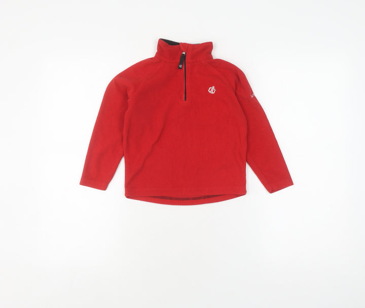 Dare 2B Boys Red Full Zip Fleece Sweatshirt 3-4 Years