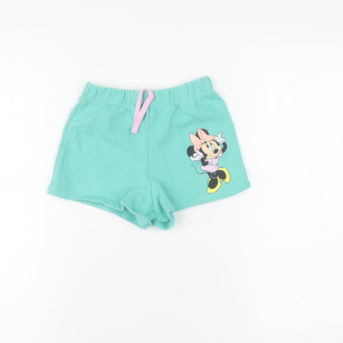 Disney Next Girls Green Minnie Mouse Shorts 3-4 Years