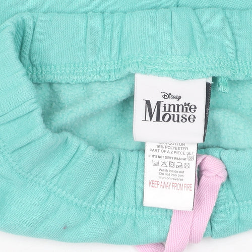 Disney Next Girls Green Minnie Mouse Shorts 3-4 Years