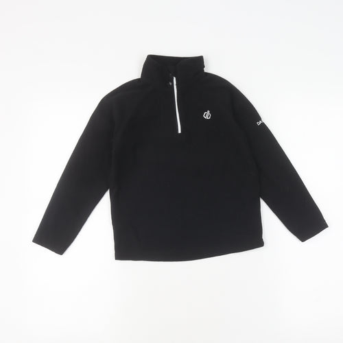 Dare 2b Boys Black Fleece 1/4 Zip Sweatshirt 5-6 Years