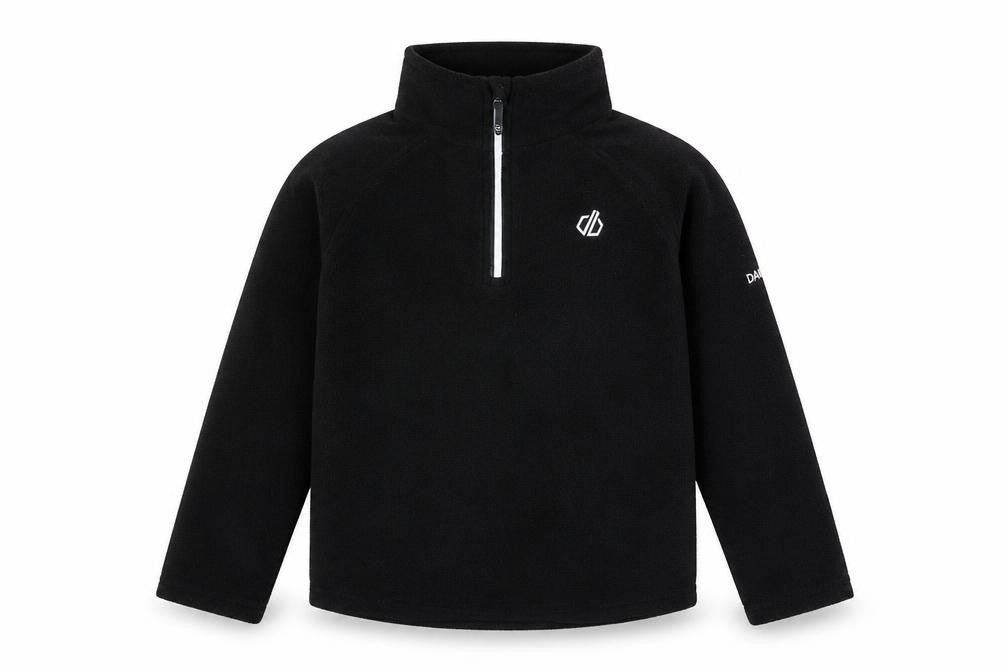 Dare 2b Boys Black Fleece 1/4 Zip Sweatshirt 5-6 Years