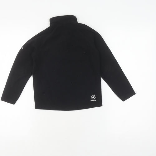 Dare 2b Boys Black Fleece 1/4 Zip Sweatshirt 5-6 Years