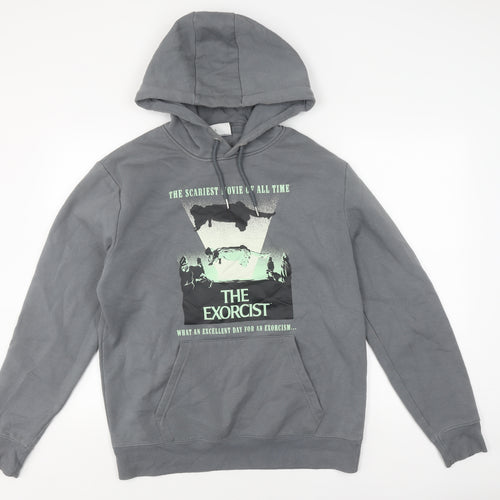 The Exorcist Grey Graphic Hoodie - L