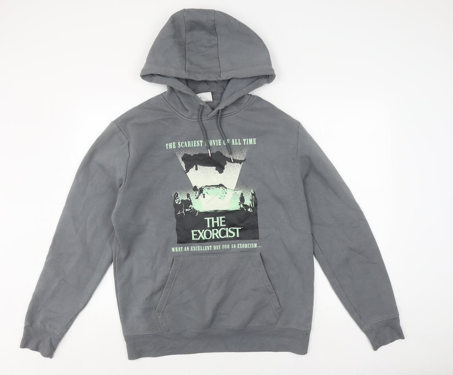 The Exorcist Grey Graphic Hoodie - L