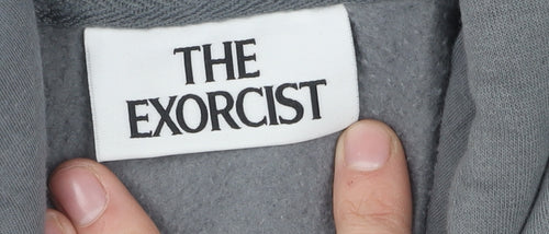 The Exorcist Grey Graphic Hoodie - L