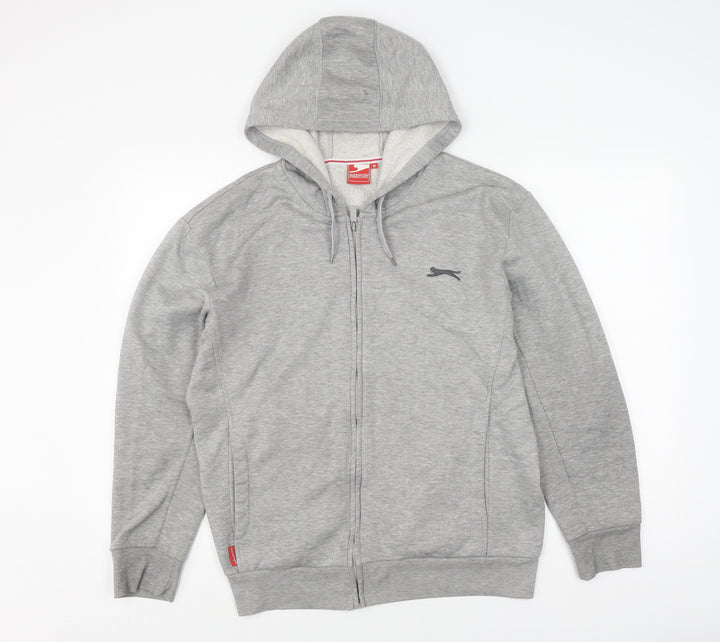Slazenger Men's Grey Full Zip Hooded Jacket M