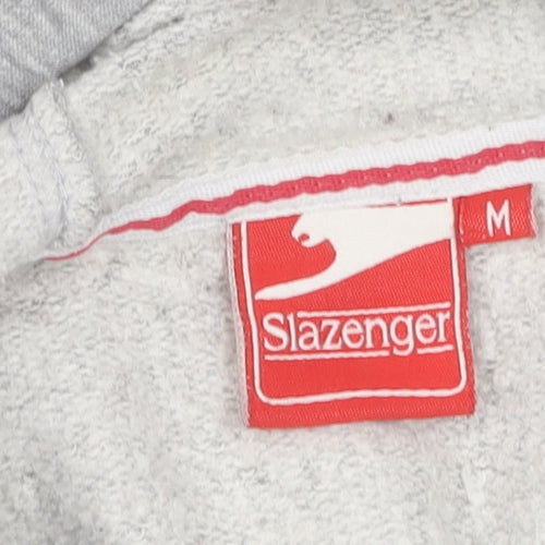 Slazenger Men's Grey Full Zip Hooded Jacket M
