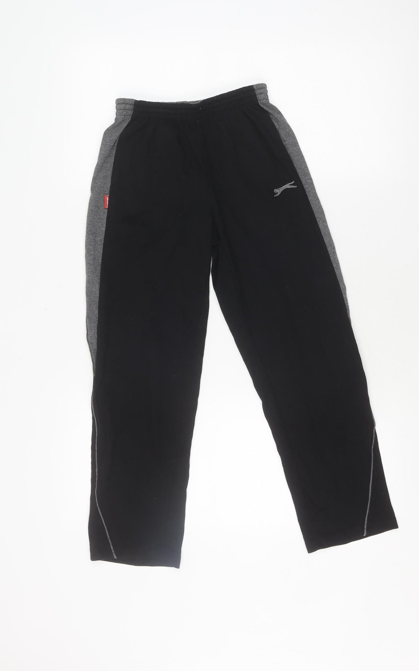 Slazenger Boys Black Track Pants 9-10 Years