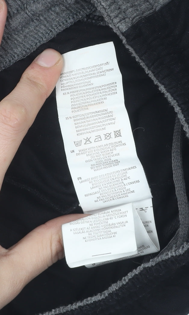 Slazenger Boys Black Track Pants 9-10 Years