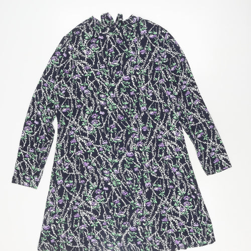 Marks and Spencer Women's Multicoloured Floral Dress 12