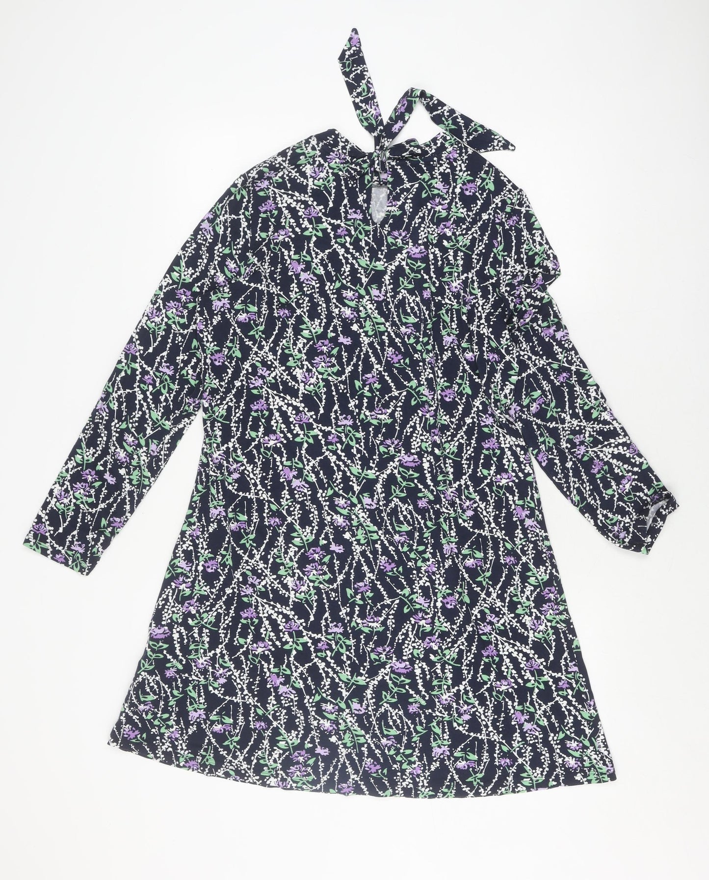 Marks and Spencer Women's Multicoloured Floral Dress 12